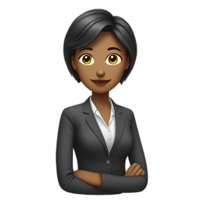 office woman sticker