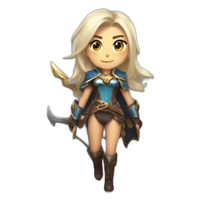 ashe league of legends sticker