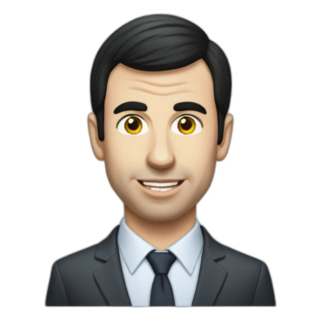Nathan fielder top Canadian business man sticker