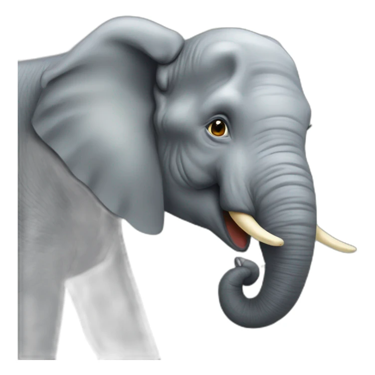 Livai qui mange un éléphant sticker