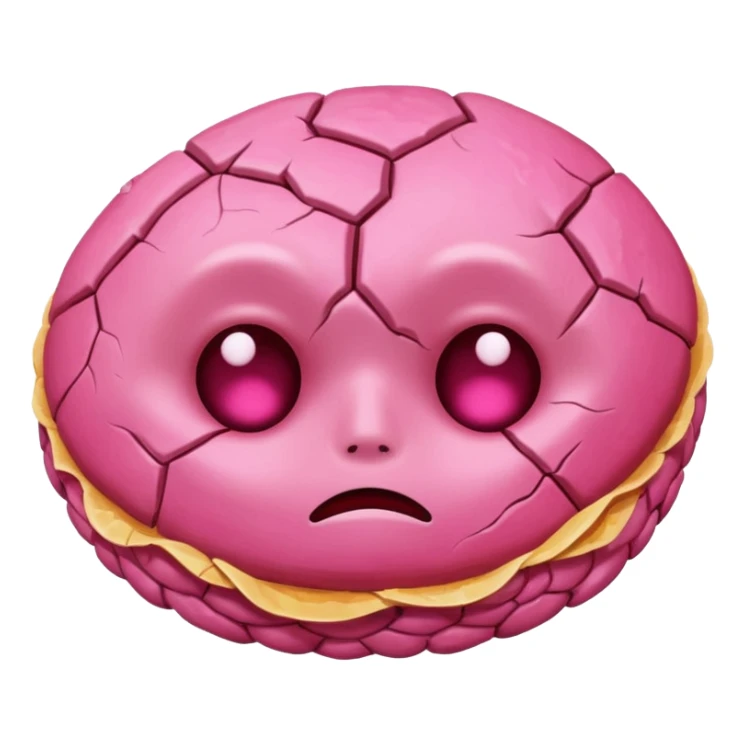 pink dead skin  sticker