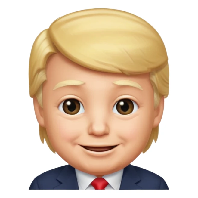Donald Trump baby sticker