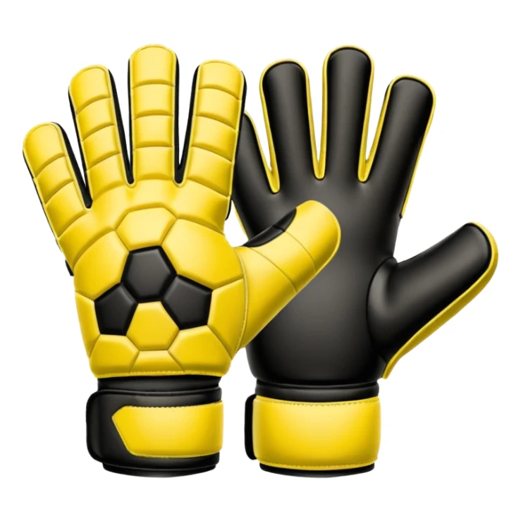 Football goalkeeper gloves sticker