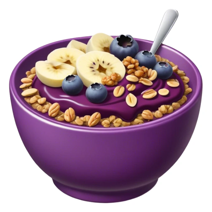 acai bowl wiith no fruits sticker