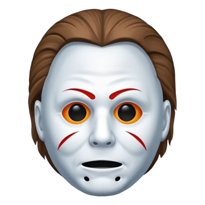 Crie um emoji do serial Killer Michael Myers sticker