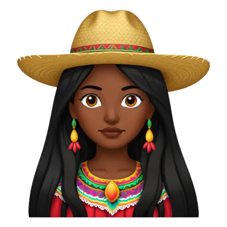 Mexican woman sticker