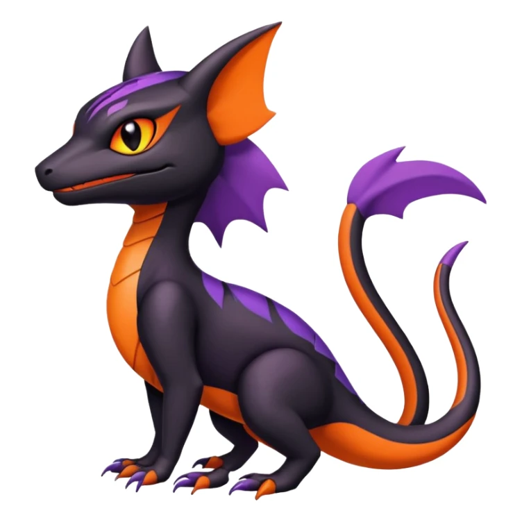 Salandit-Noibat-Litten-Hybrid (Full body) sticker