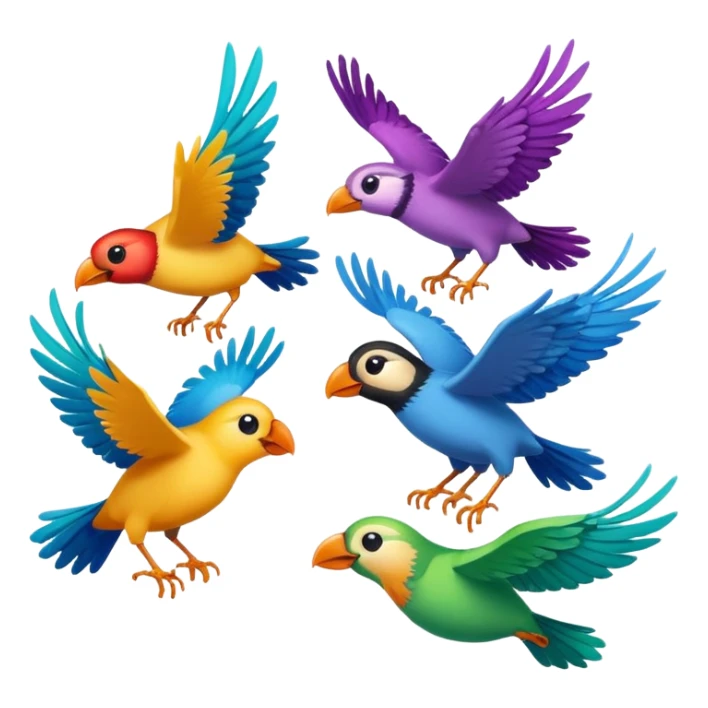 Birds sticker