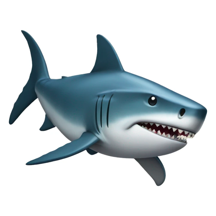 Tiburón con lazo  sticker