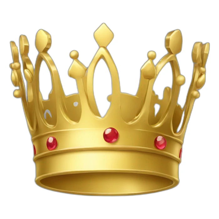 Poker king no background yellow gold crown sticker