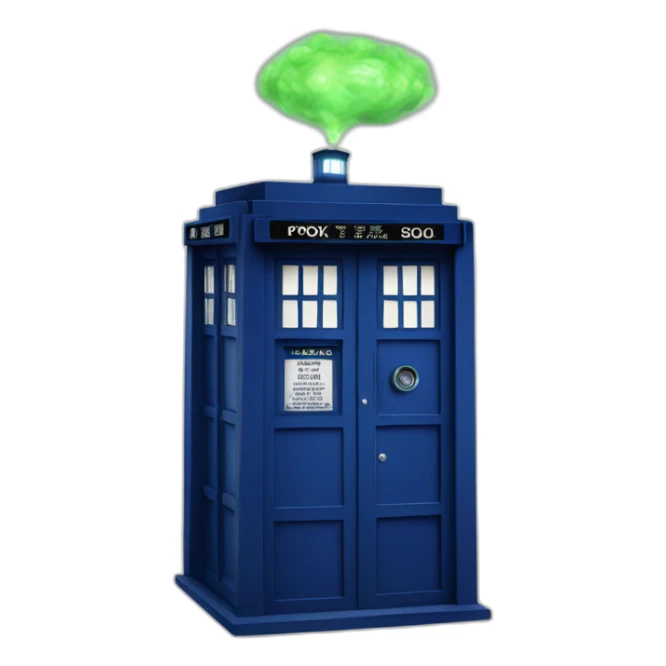 doctor who tardis sticker
