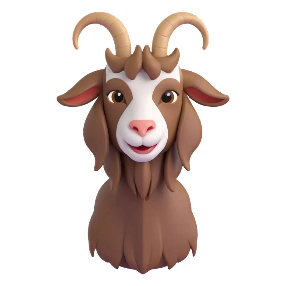 A goat sticker