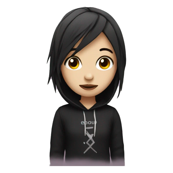 emo girl  sticker