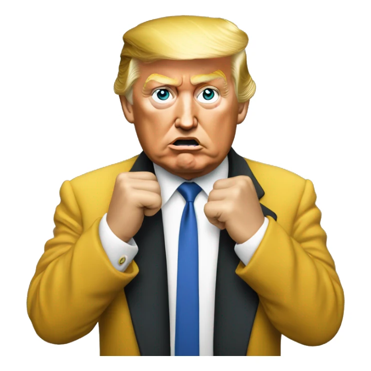 Trump sucking his thumb sticker