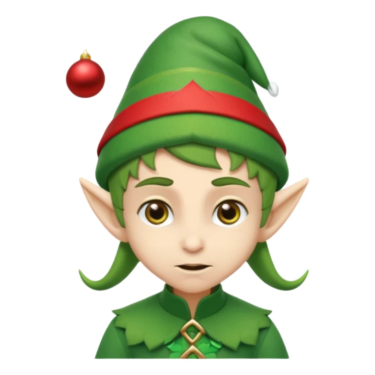 create christmas elve emoji who is fighting against financial crime sticker