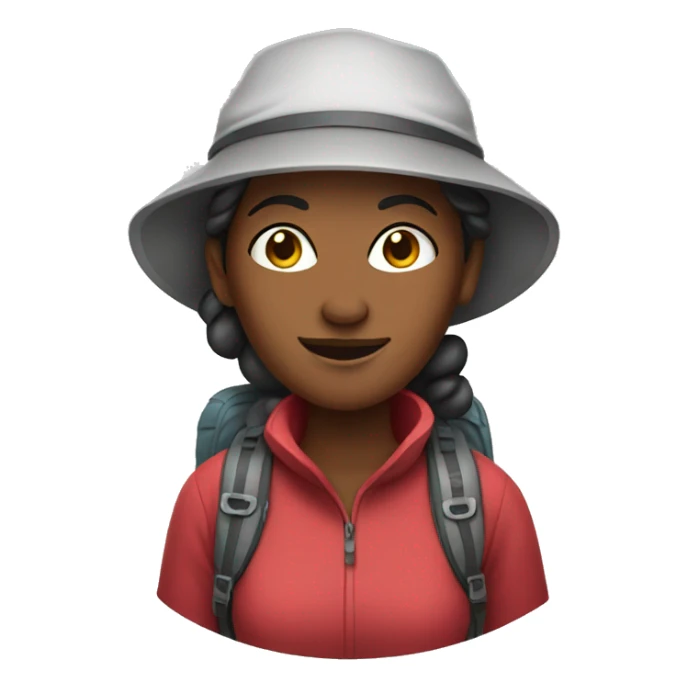 woman hiker  sticker