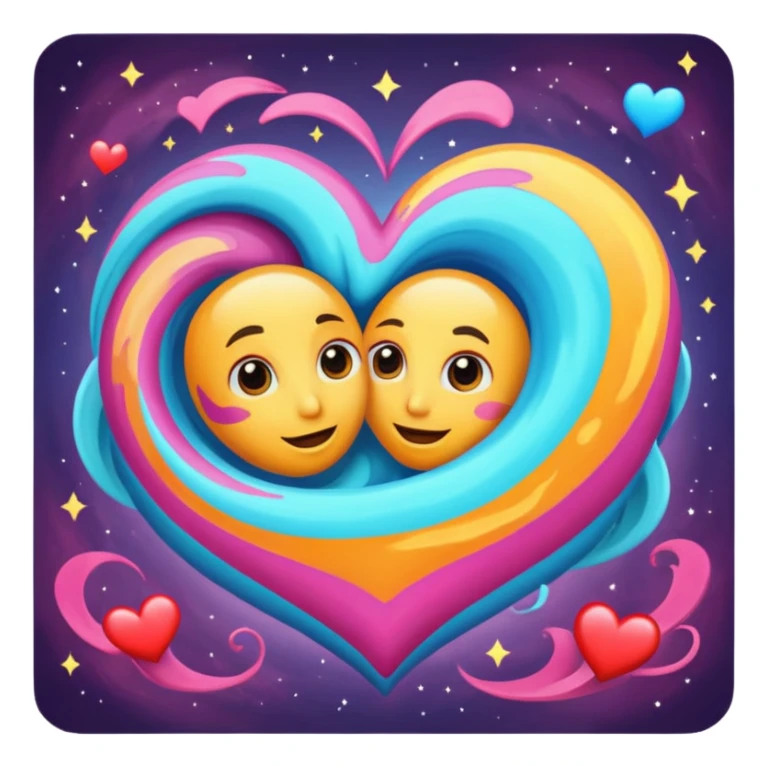 Planet of love sticker