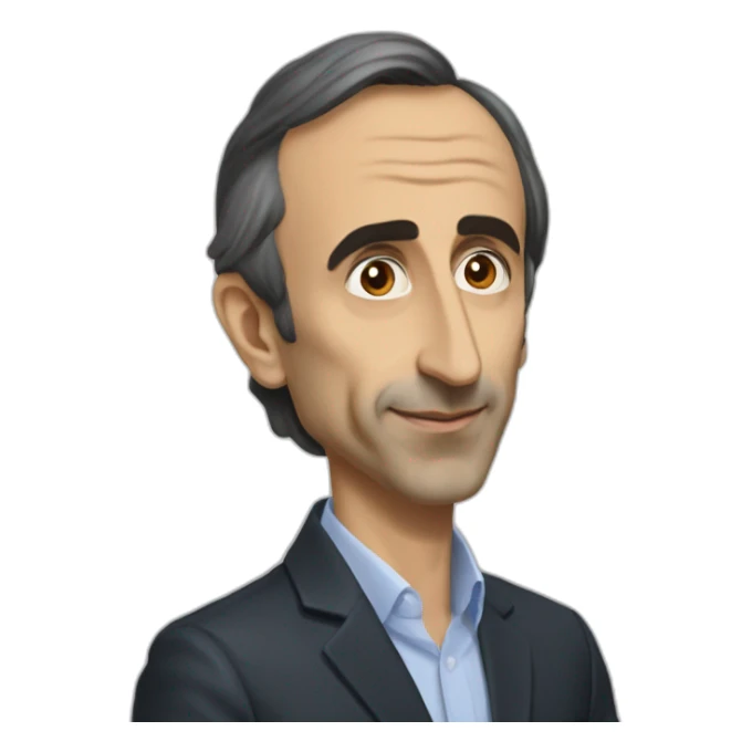 Éric Zemmour qui chevauche une personne sticker