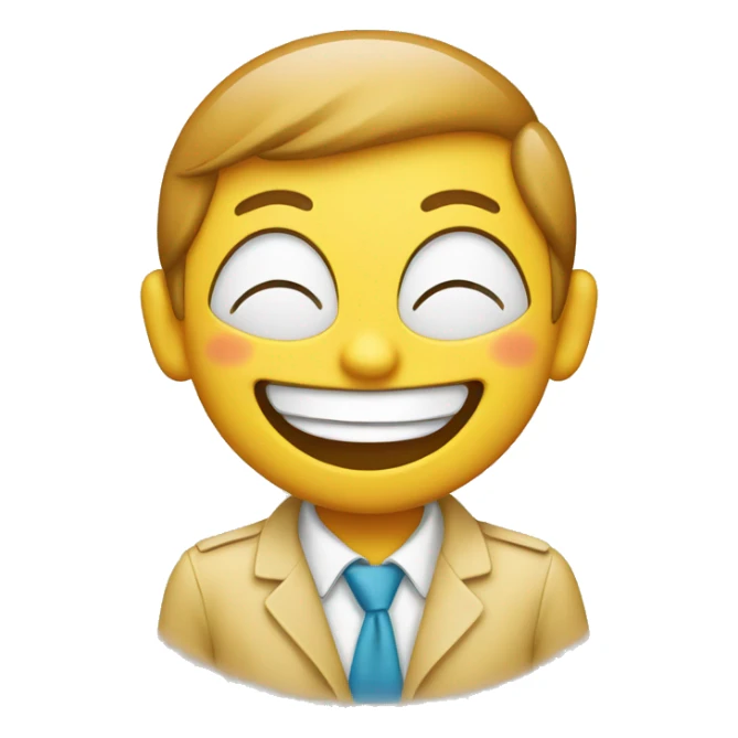 smile face with happiness color sticker