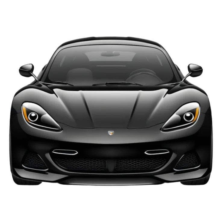 black sport car sticker