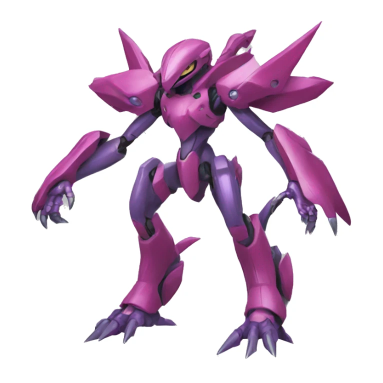  Cool Edgy Godly Futuristic Digimon-Fakemon-Genesect-Reptile full body sticker