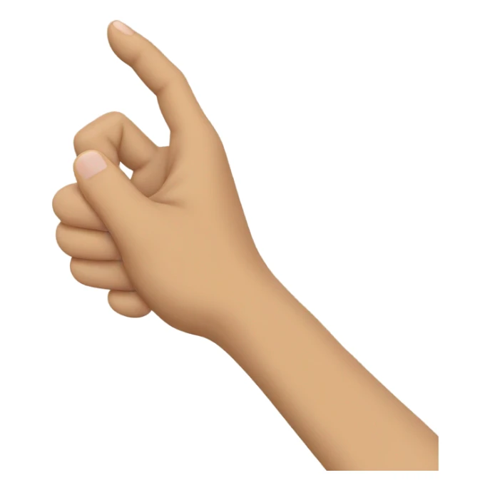 Asian hand sign of a heart  sticker