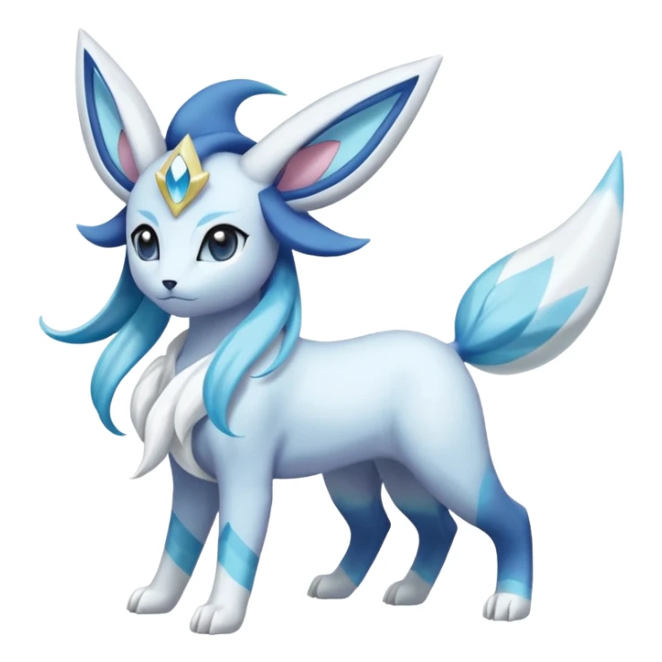Primarina-Glaceon-Suicune-Amaura-Dialga-fusion sticker