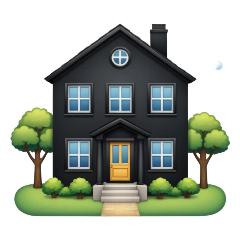 One story home, 2 windows on left side  sticker