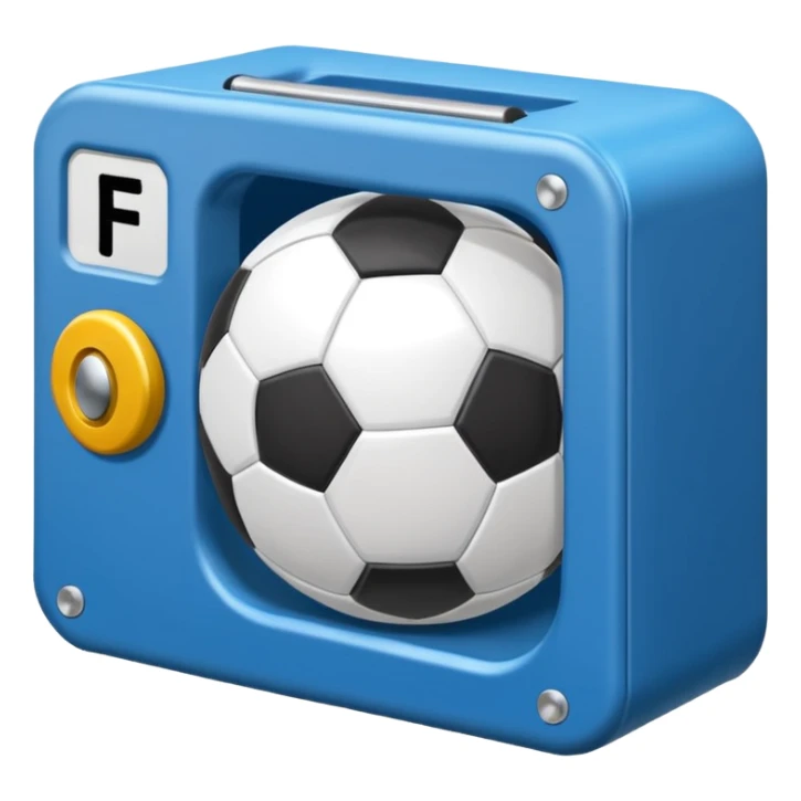 Haz un poste de una porteria de futbol sticker