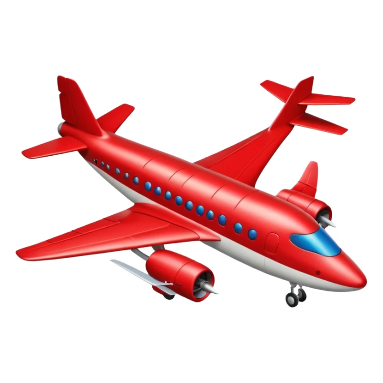 Bombordilo crocodillo with a plane body red sticker