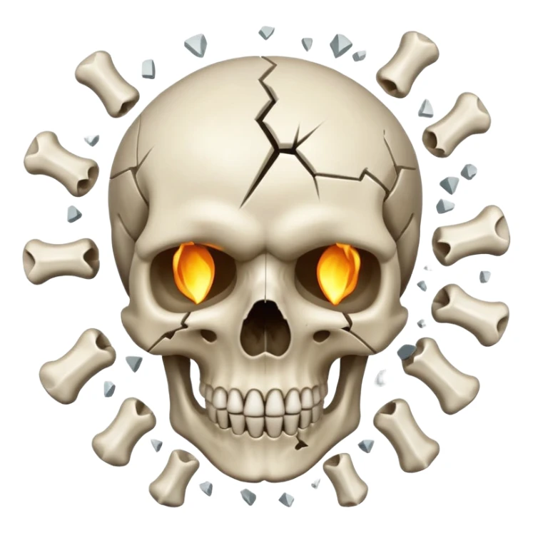 Skull blast💀🤯 sticker