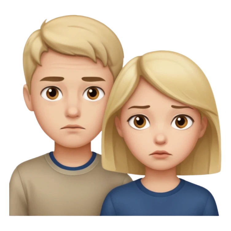 sus girl and boy sticker