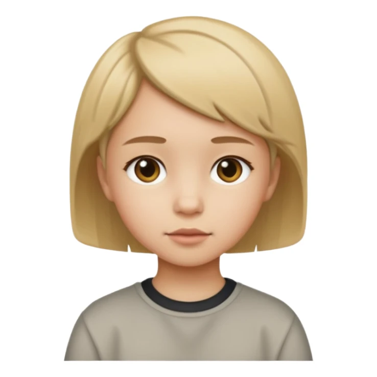 Une petite fille qui a un style de garçon manqué  sticker