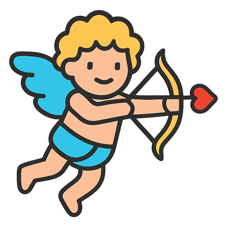 cupid sticker