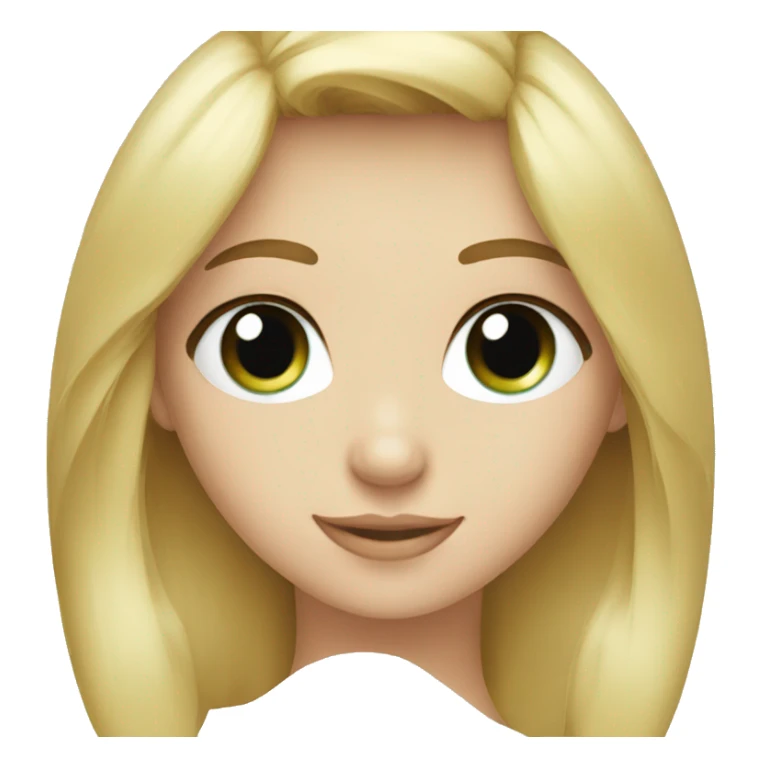 Two best friends, both wing bangs, one blonde with blue eyes and the other brown hair with green eyes sticker