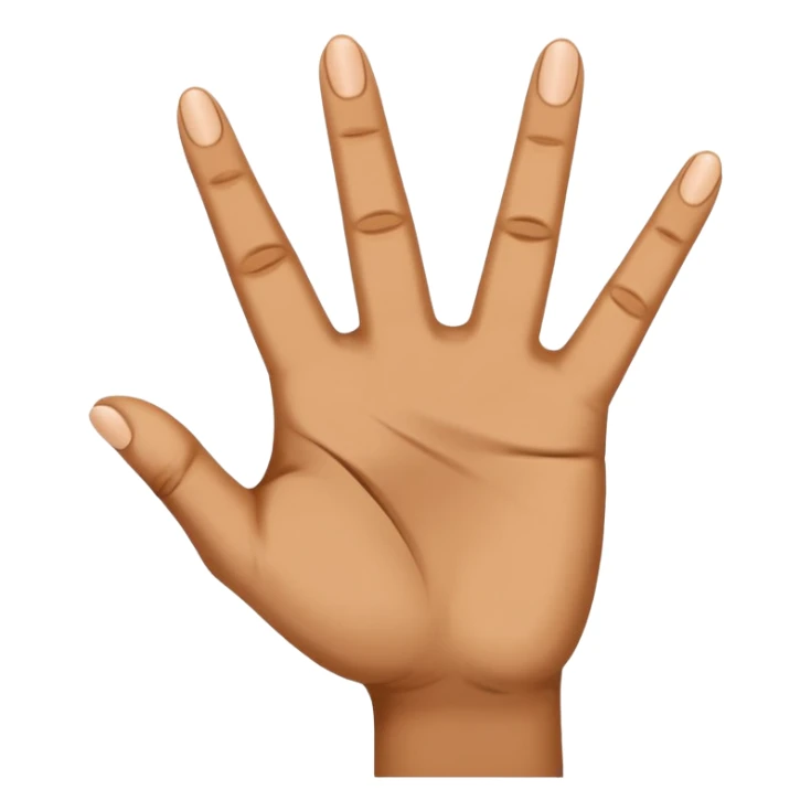 des doigt faisais le chiffre 2 et les autre doigt ferme  sticker