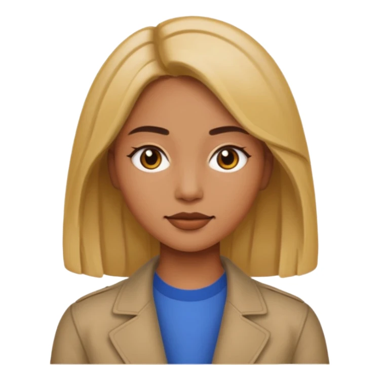 Pria rambut belah tengah sticker