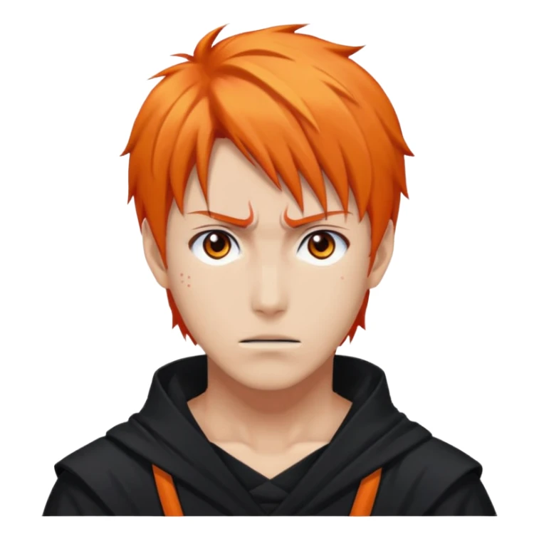 fait moi un emoji de Ichigo Kurosaki sticker