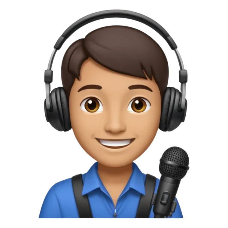 Un locutor de radio sticker