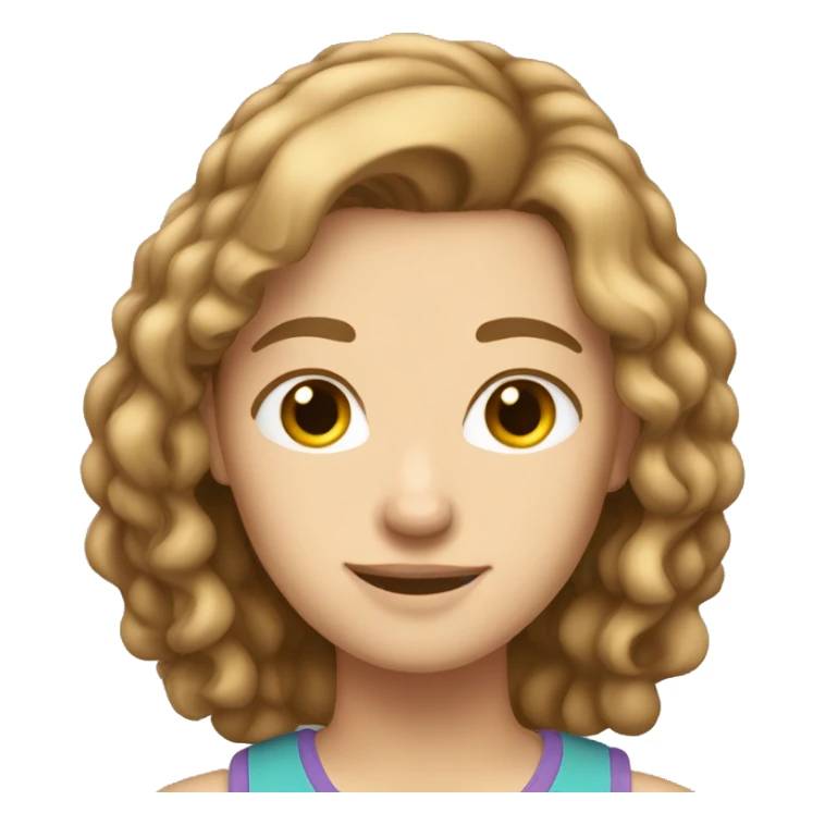 light brown hair teen tall gl sticker