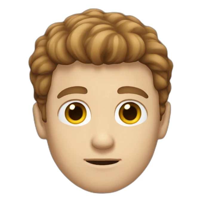 white man with brown hair has fallen to the dark side sticker