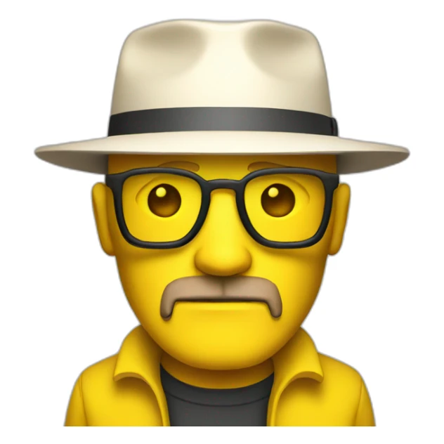 heisenberg in the yellow  sticker