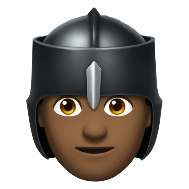 Fantasy of the black Knight Fortnight with an open visor sticker
