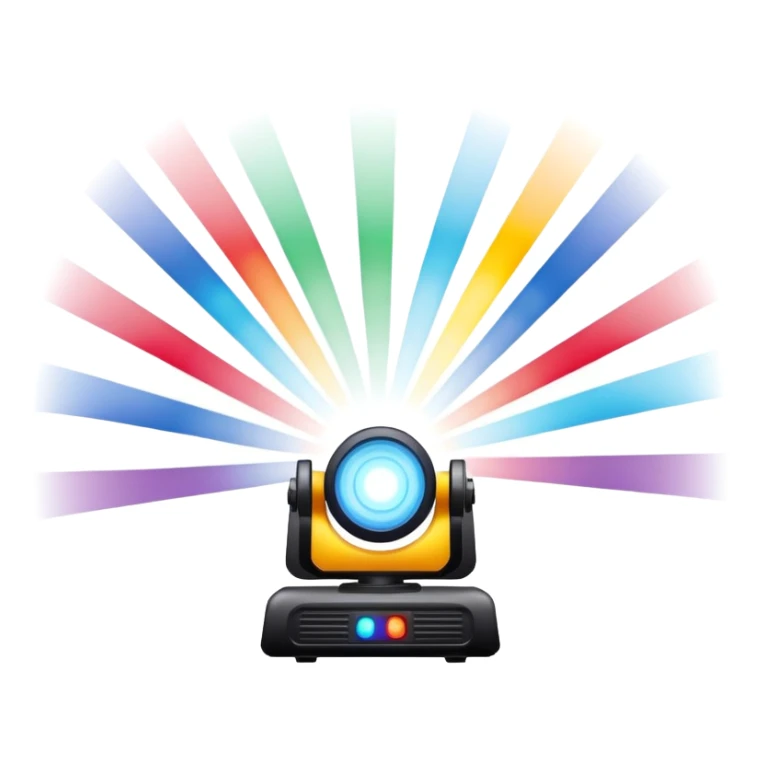 Stage lights sticker