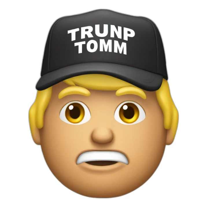 Trump with cap with Winerz written on it sticker