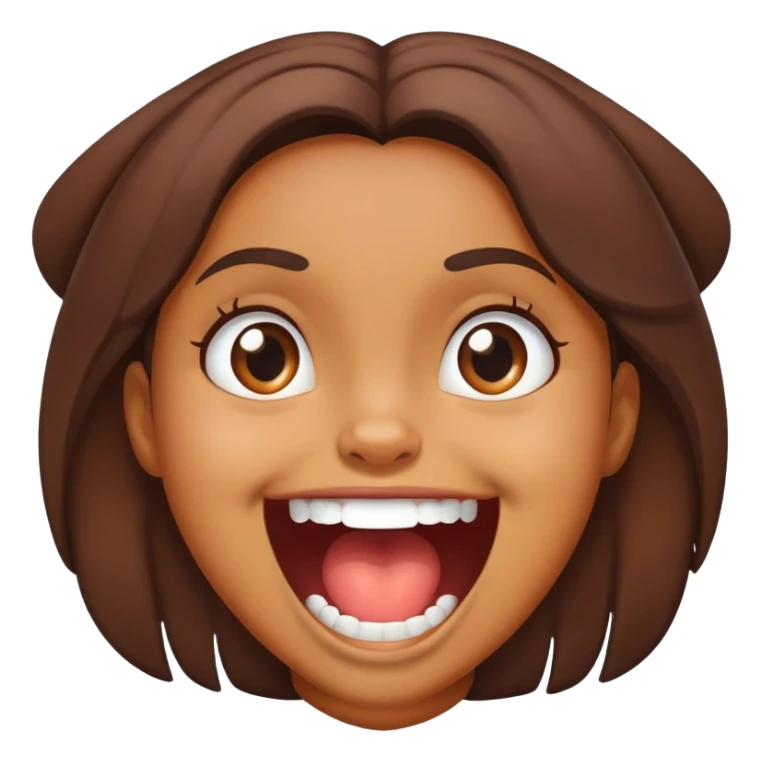 Brown girl with growling tummy sticker