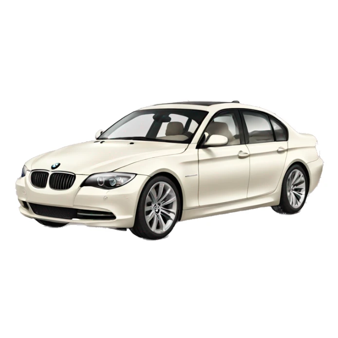 BMW luxury car all pink off white interior  sticker