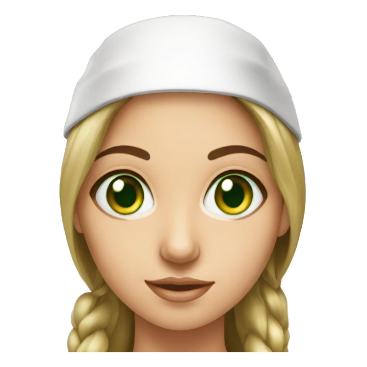 serbian girl cook green eyes sticker