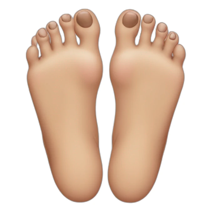 ugly feet sticker