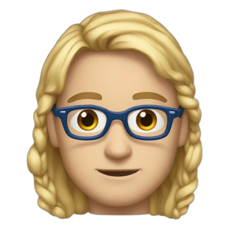 Tobey mcguire lunette et yeux bleu sticker